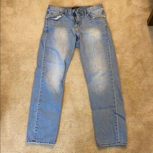 Banana Republic 34/34 Athletic Jeans, Light Wash